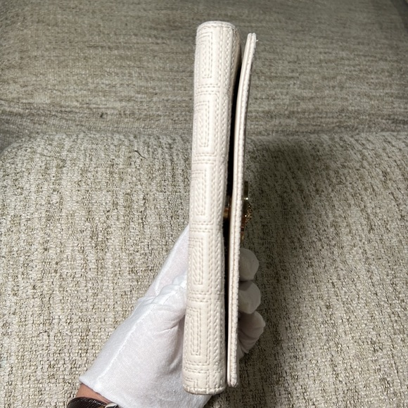 Live: Versace Leather Quilted Medusa Long Wallet WOC. 100% Authentic - Picture 12 of 14